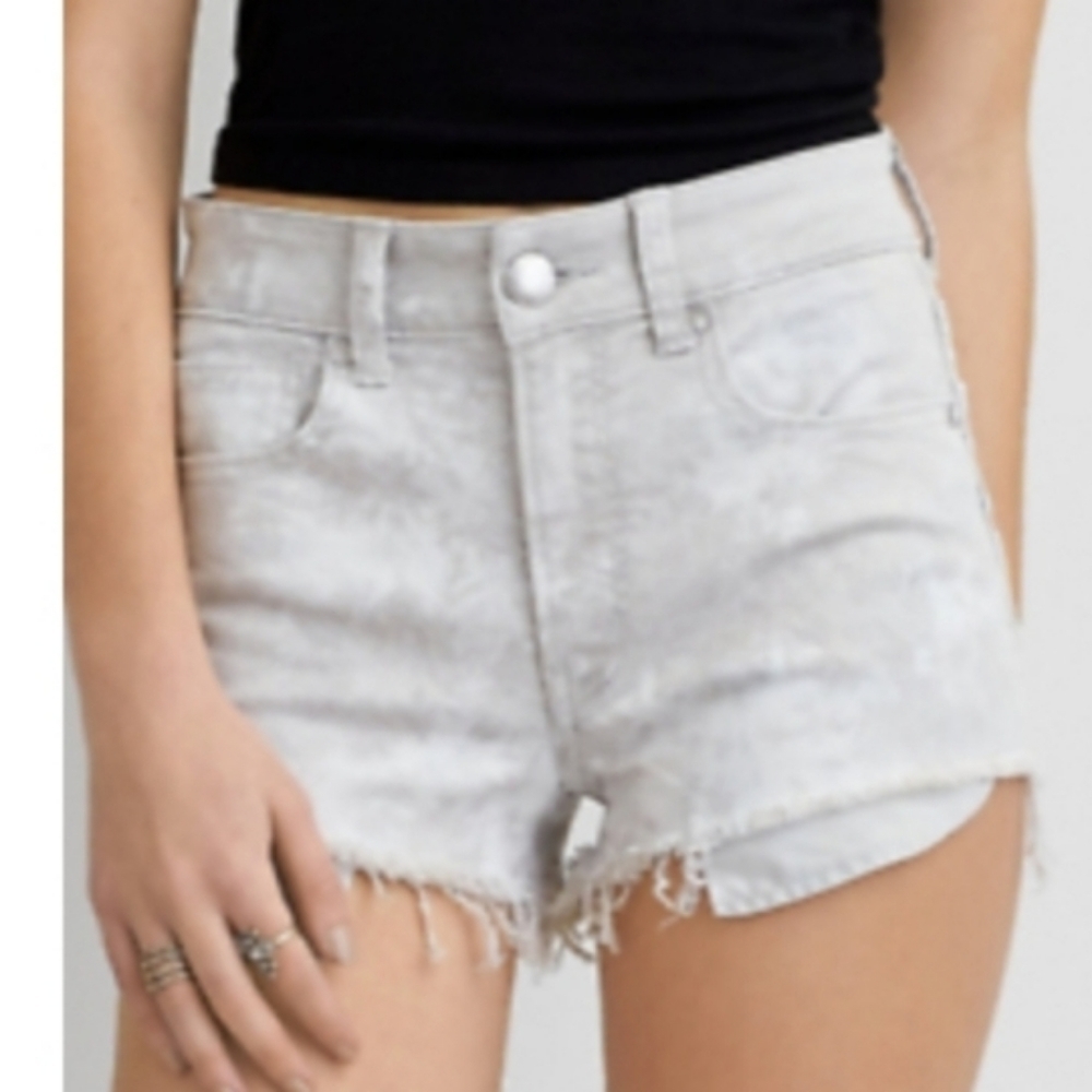American Eagle Tie Dye Blur Cut-Off Shorts